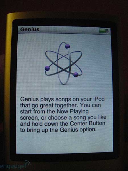 ipod new features
