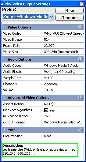 DVD to Zune Video Guide - rip DVD to Zune, convert video to Zune